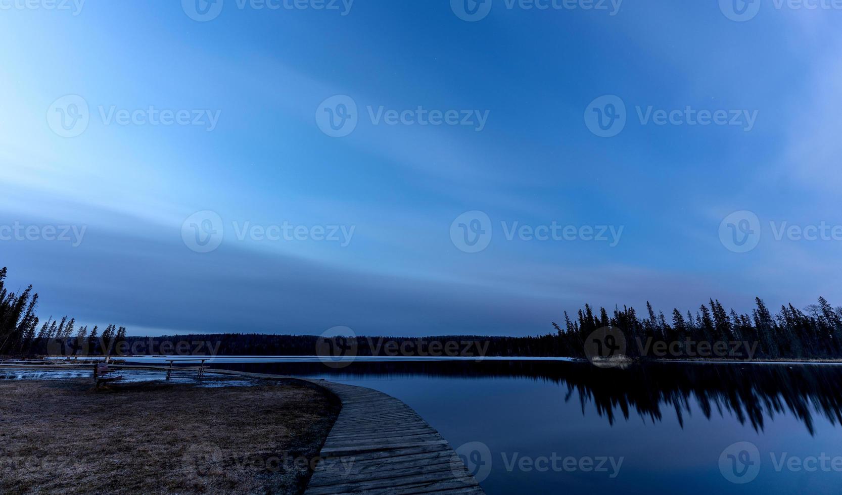 Night Photography Waskesiu Canada photo