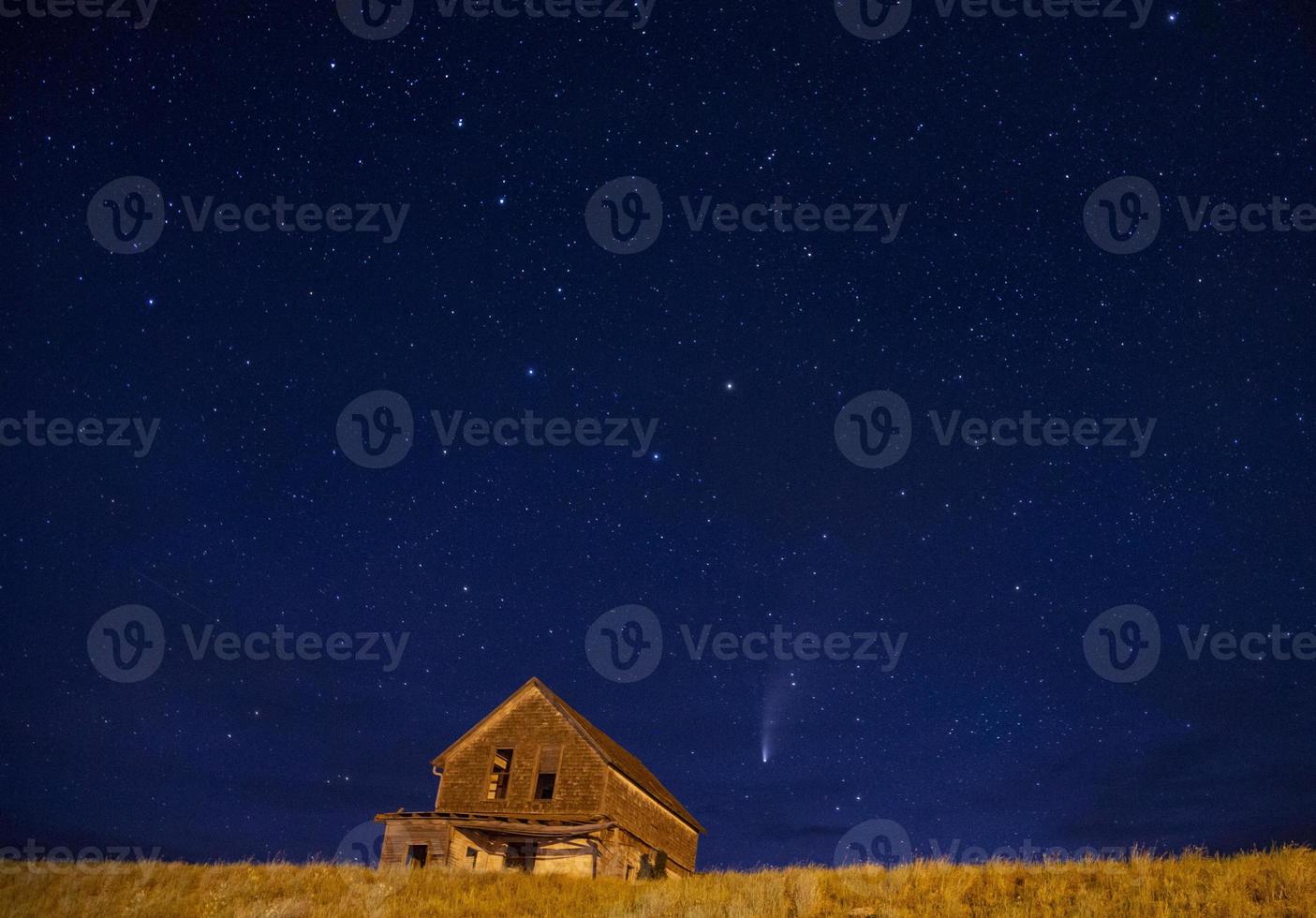 Neowise Comet Abandoned Buildings photo