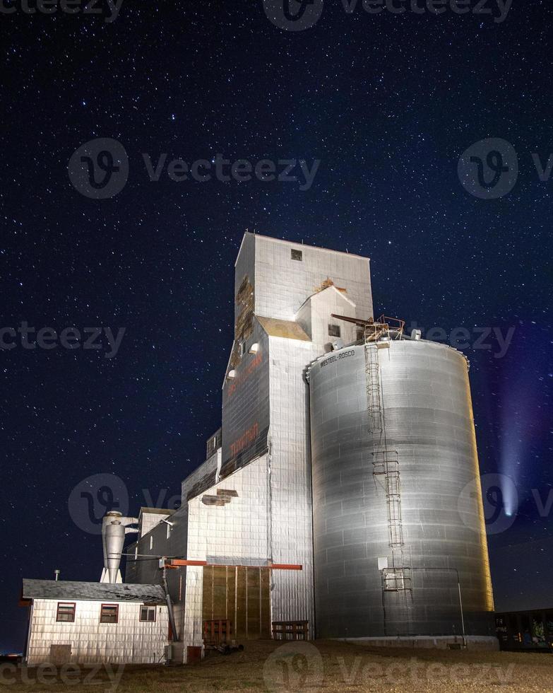 Neowise Comet and Grain Elevator photo