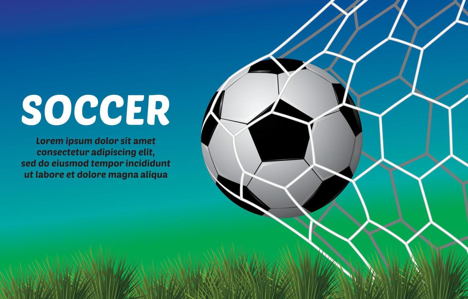 football green background with goal ball 5099638 Vector Art at Vecteezy