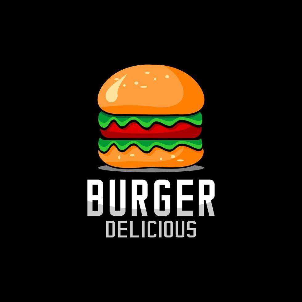 logotipo vectorial humberger, logotipo resto vector