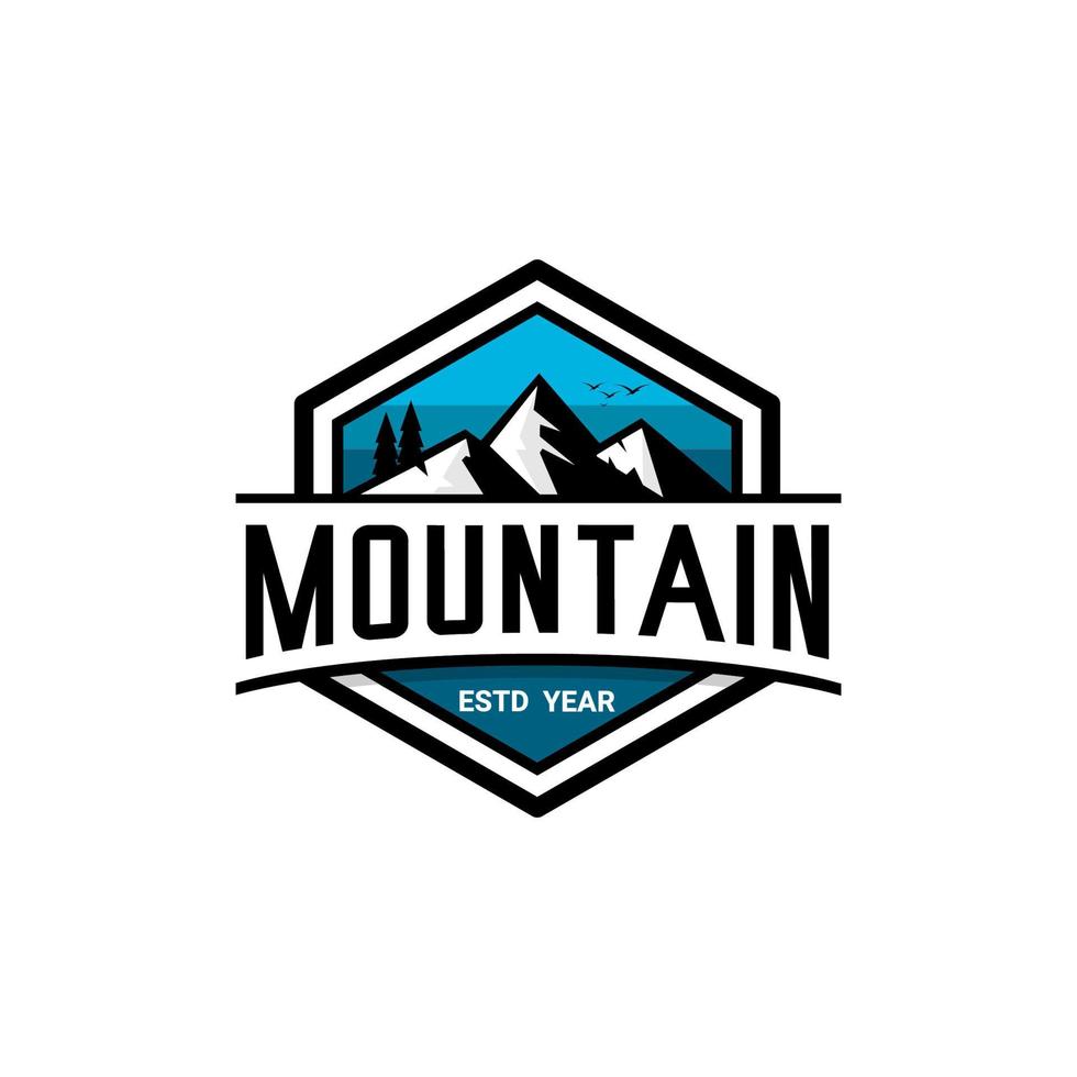 vector logo de montañas