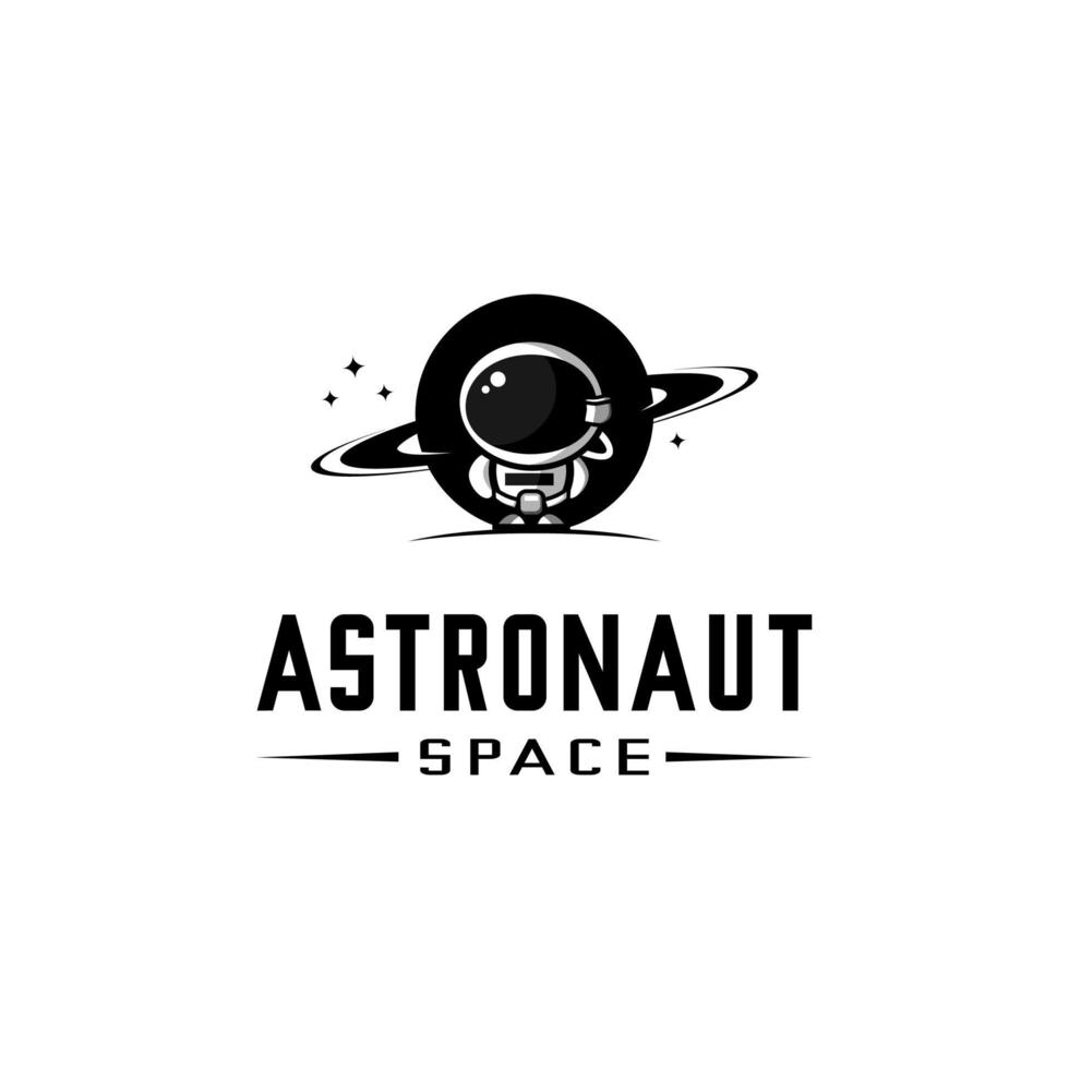 astronauta planeta vector