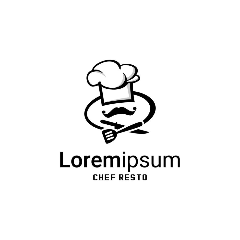 CHEF RESTOURANT LOGO vector