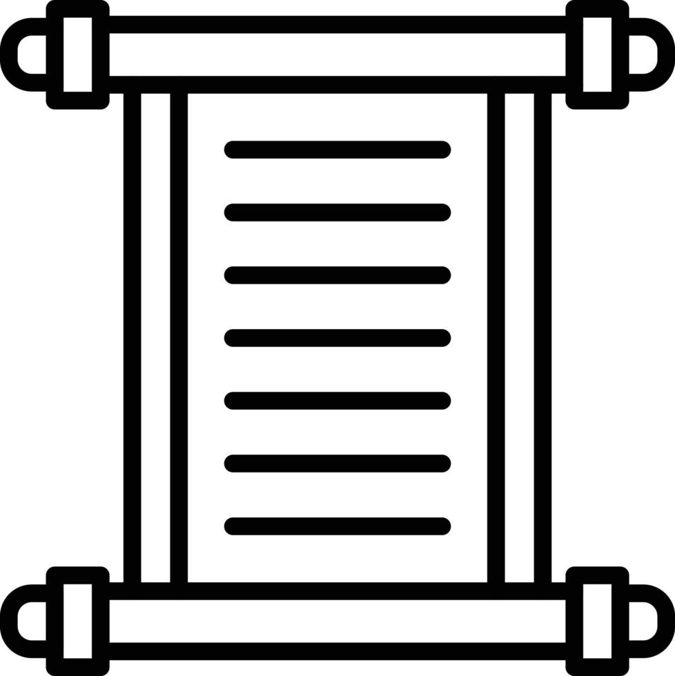 Scroll Icon Style vector