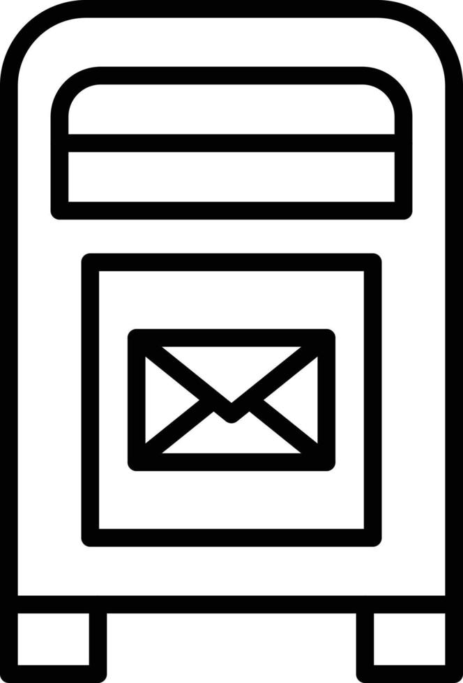 Mailbox Icon Style vector
