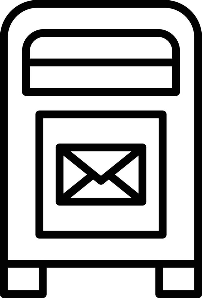 Mailbox Icon Style vector