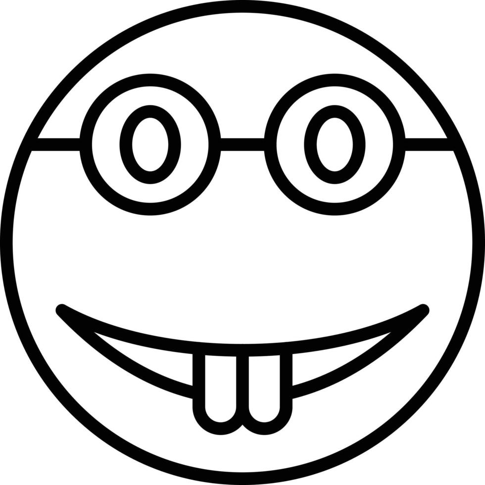 Nerd Icon Style vector