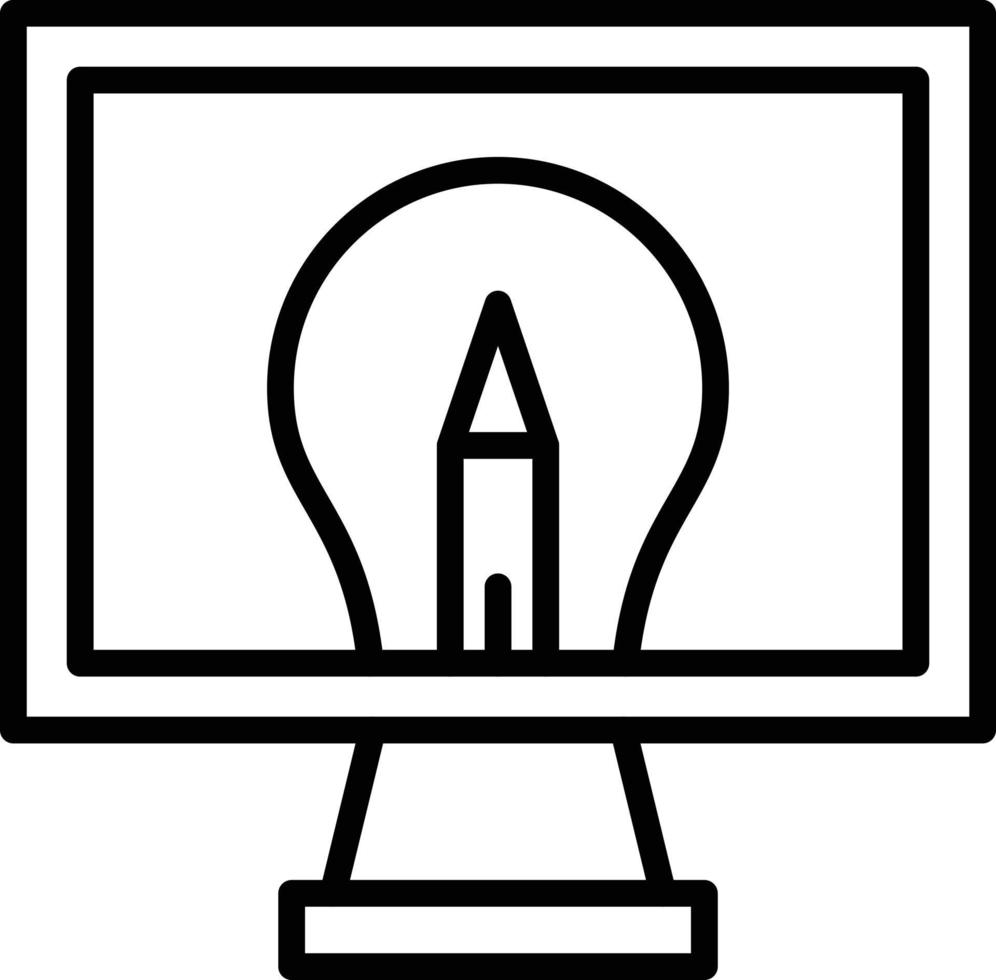 Computer Graphic Icon Style vector