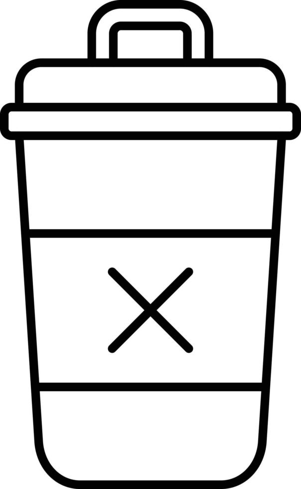 Delete Icon Style vector