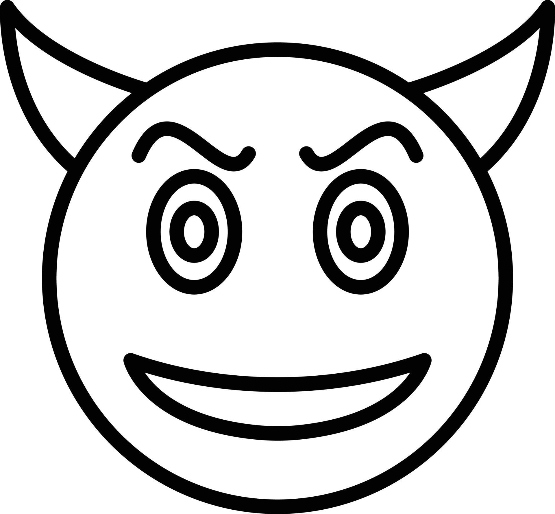 Devil Icon Style 5101052 Vector Art at Vecteezy