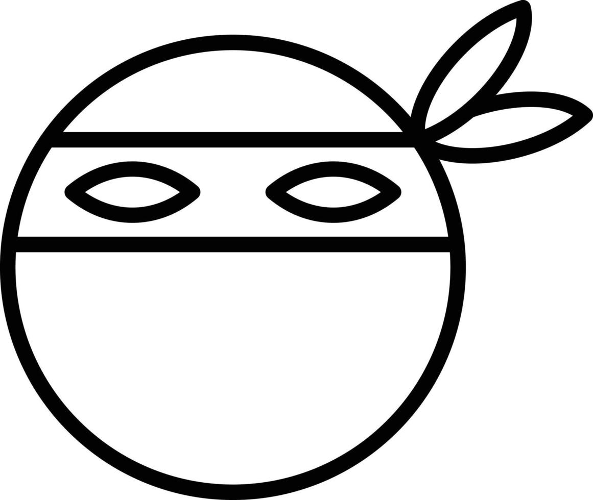 Ninja Icon Style vector