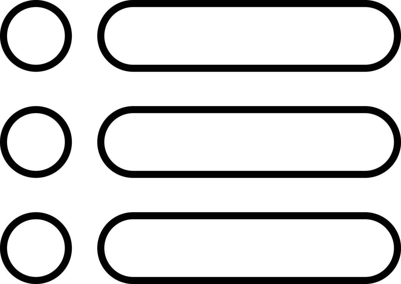 Menu Icon Style vector