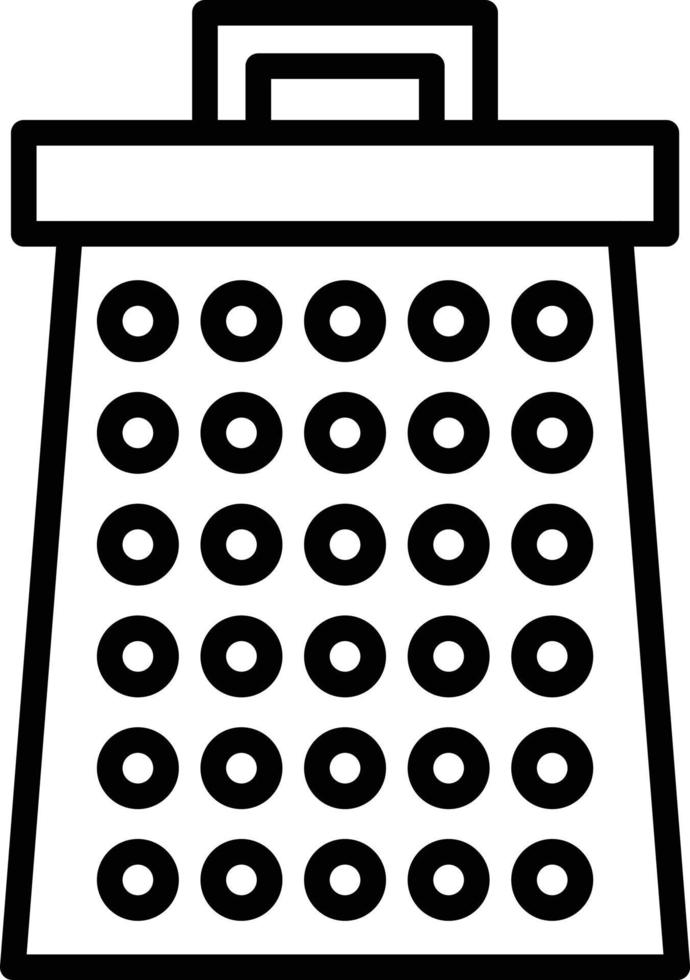 Cheese Grater Icon Style vector