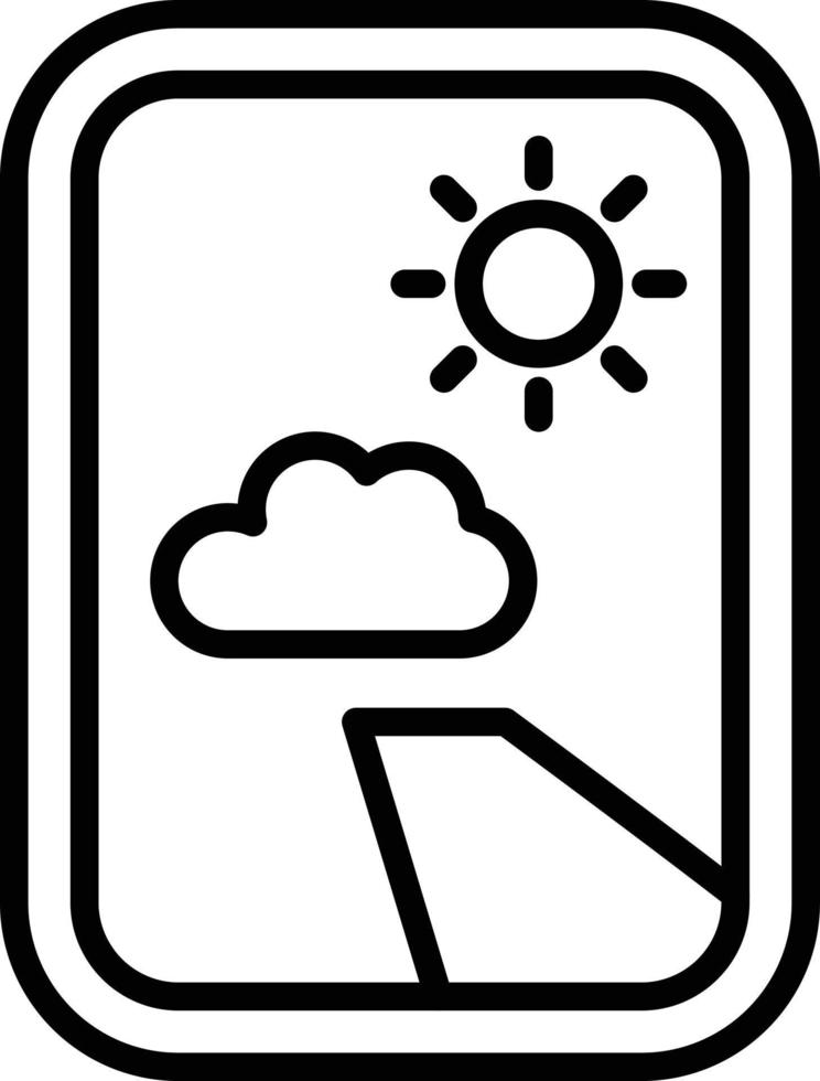 Plane Window Icon Style vector
