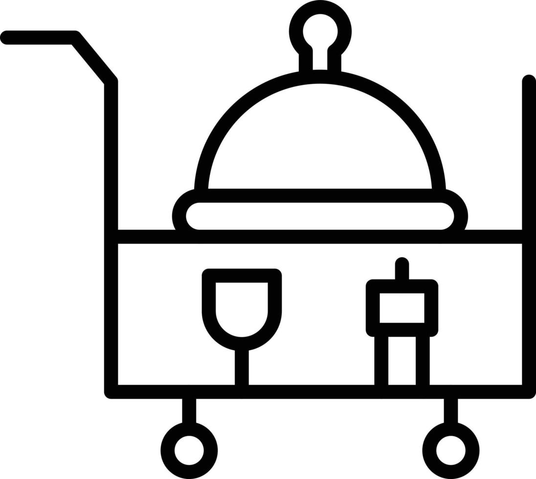 Room service Icon Style vector