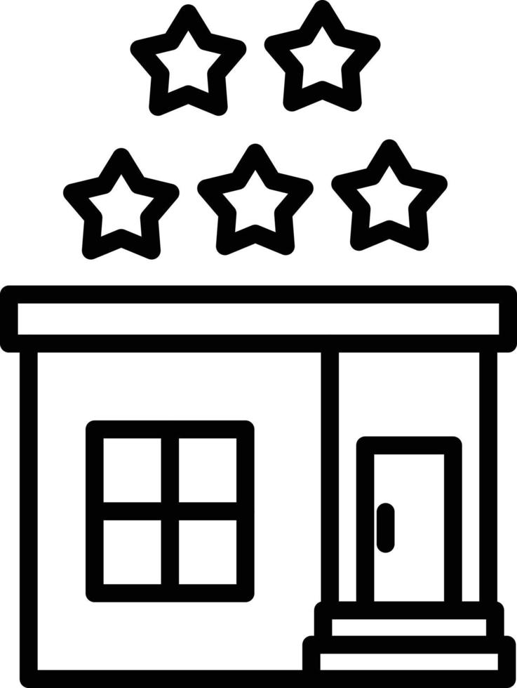 House Rating Icon Style vector