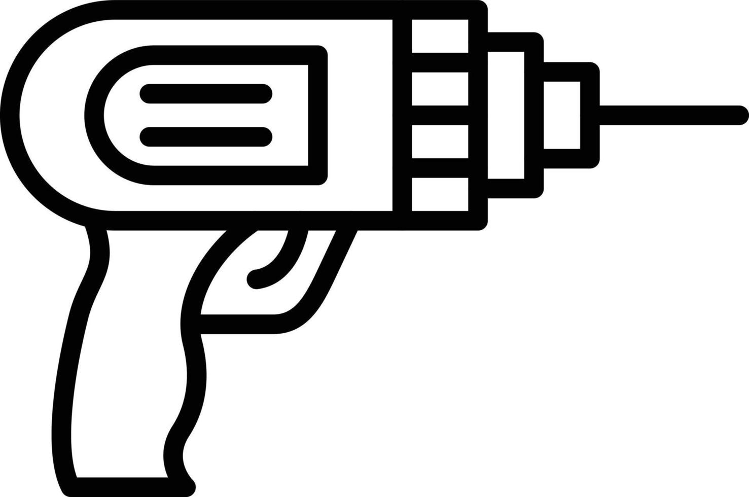 Drill Machine Icon Style vector