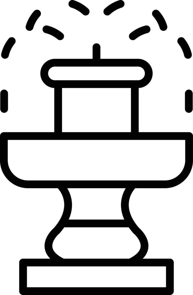 Fountain Icon Style vector