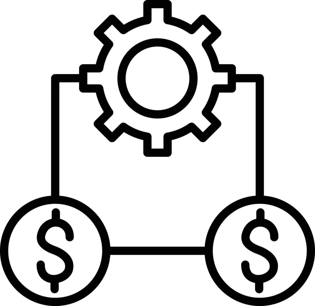 Money Management Icon Style vector