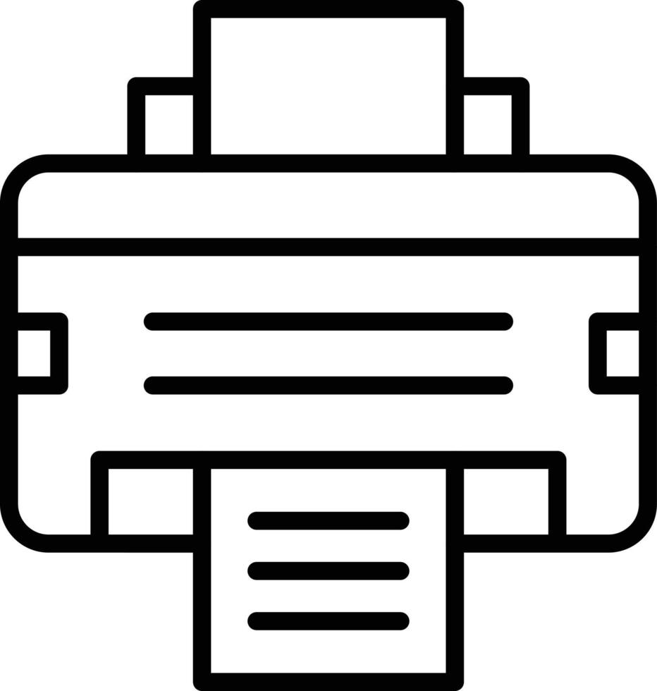 Printer Icon Style vector