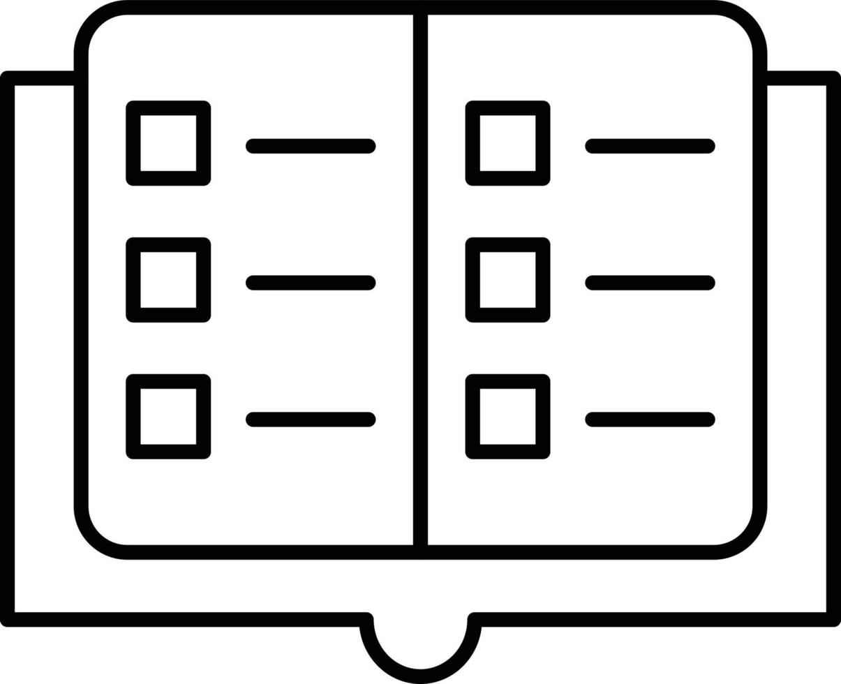 Dictionary Icon Style vector