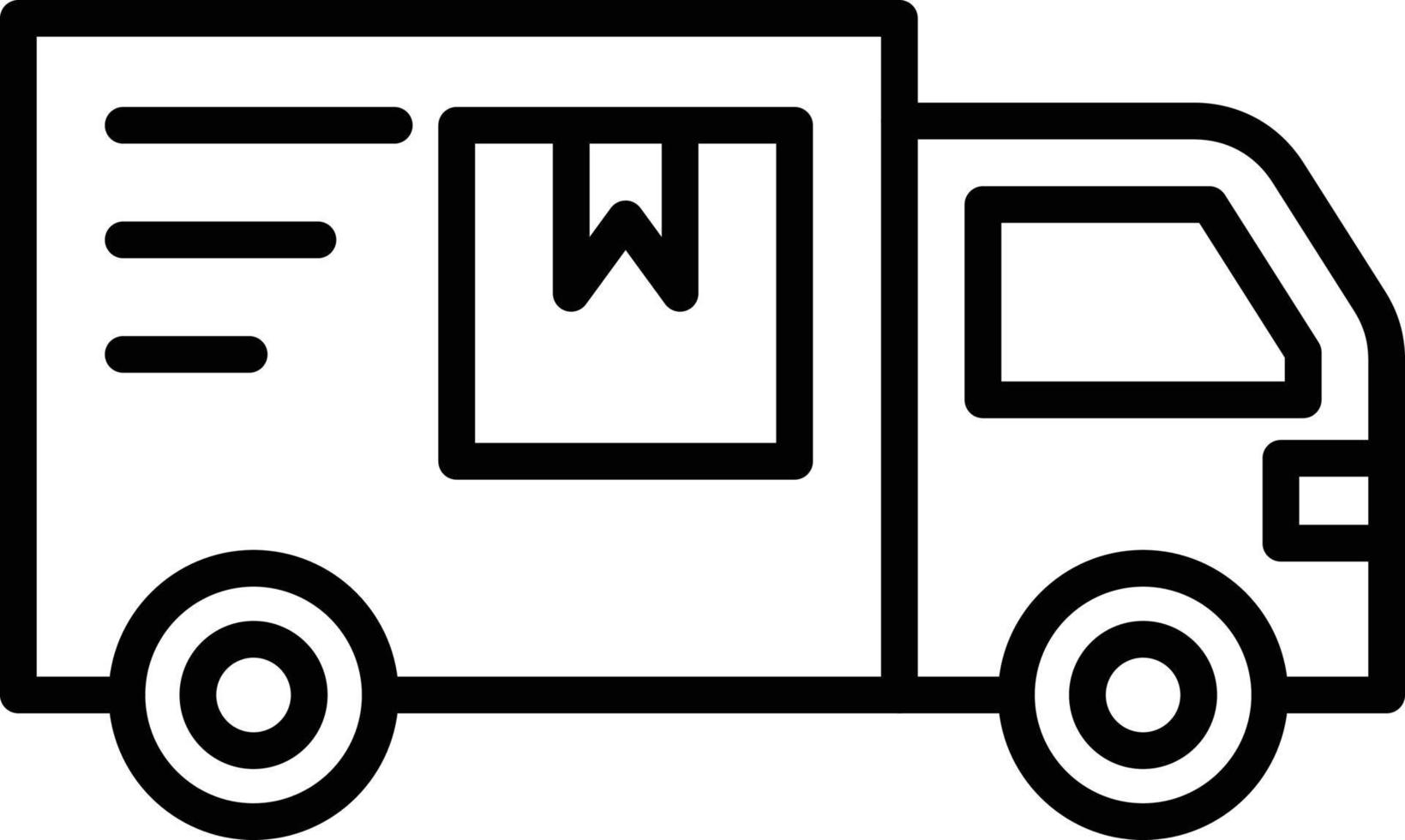 Delivery Truck Icon Style vector