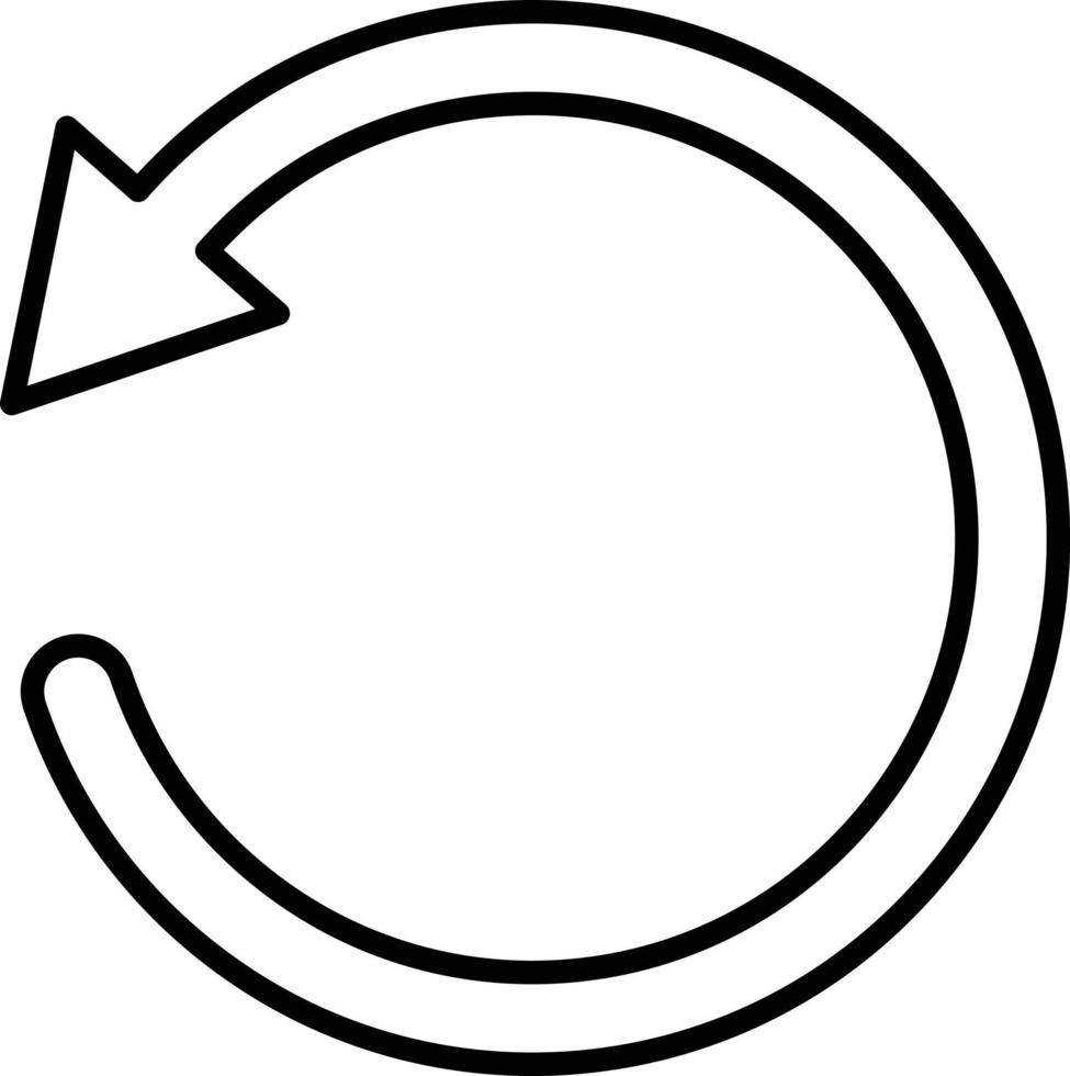 Undo Icon Style vector