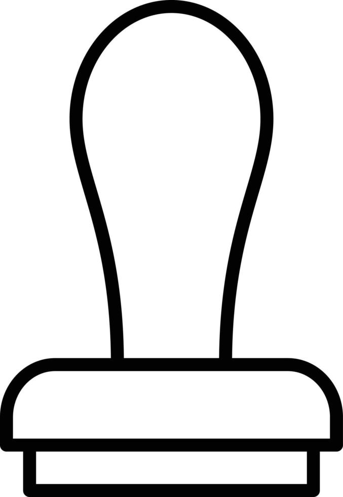 Stamp Icon Style vector