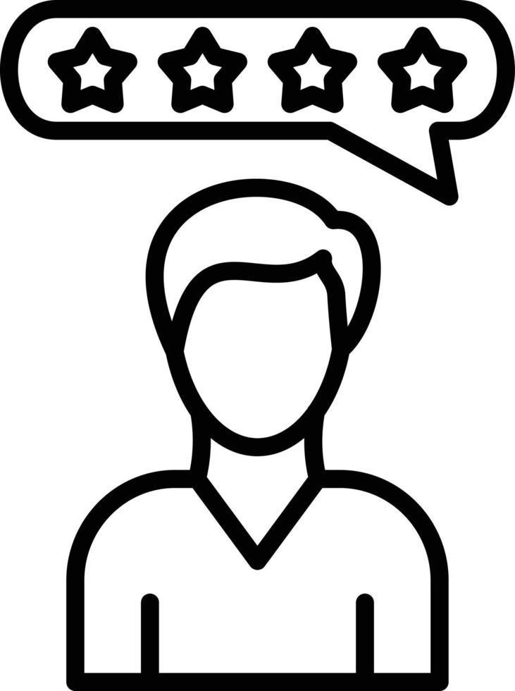 Customer Review Icon Style vector