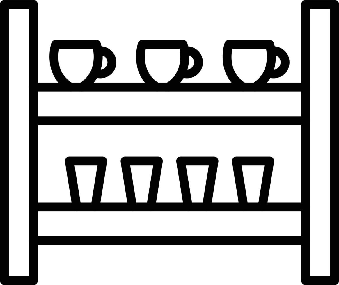 Shelf Icon Style vector