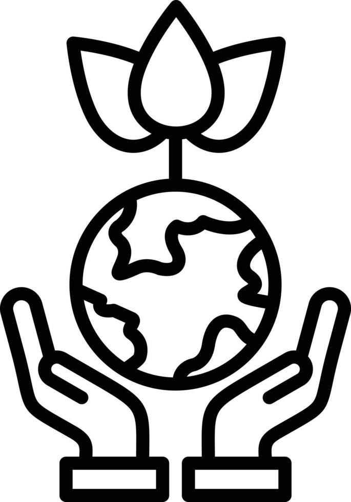 Earth Day Icon Style vector