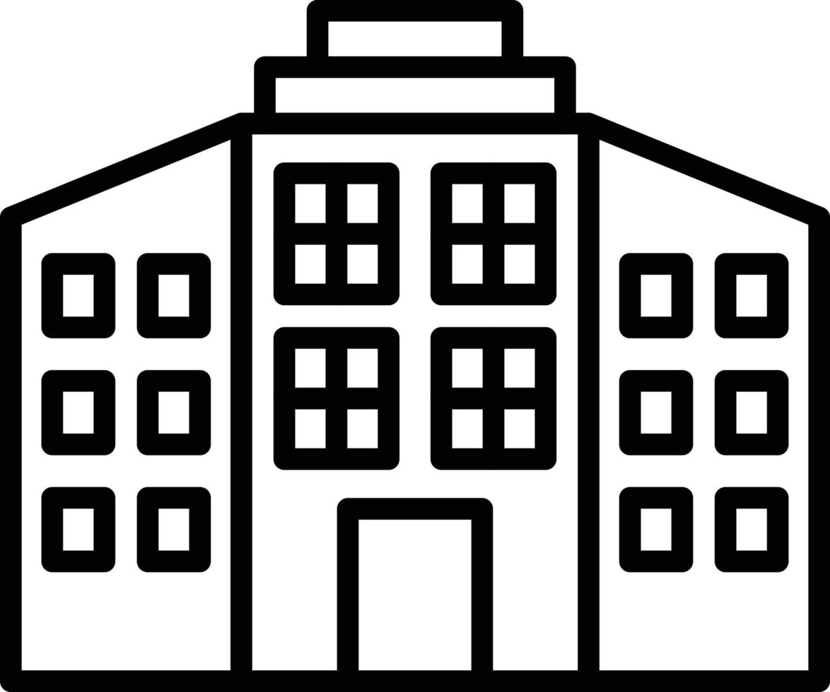 Building Icon Style vector