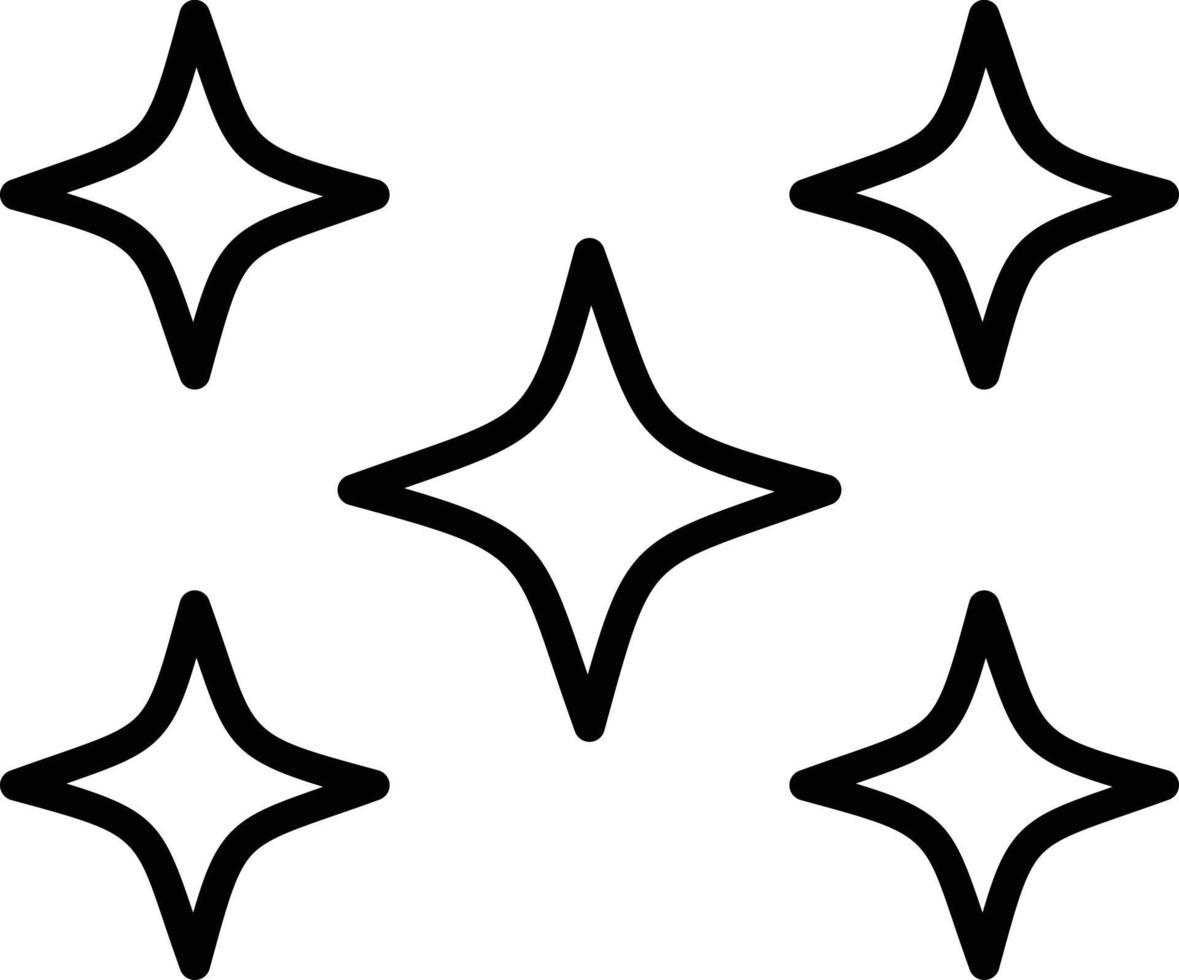 Sparkles Icon Style vector