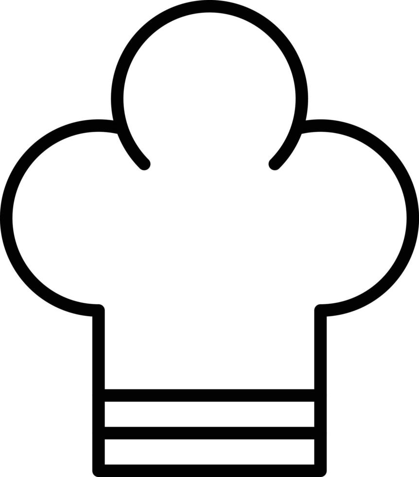 Chef Hat Icon Style vector