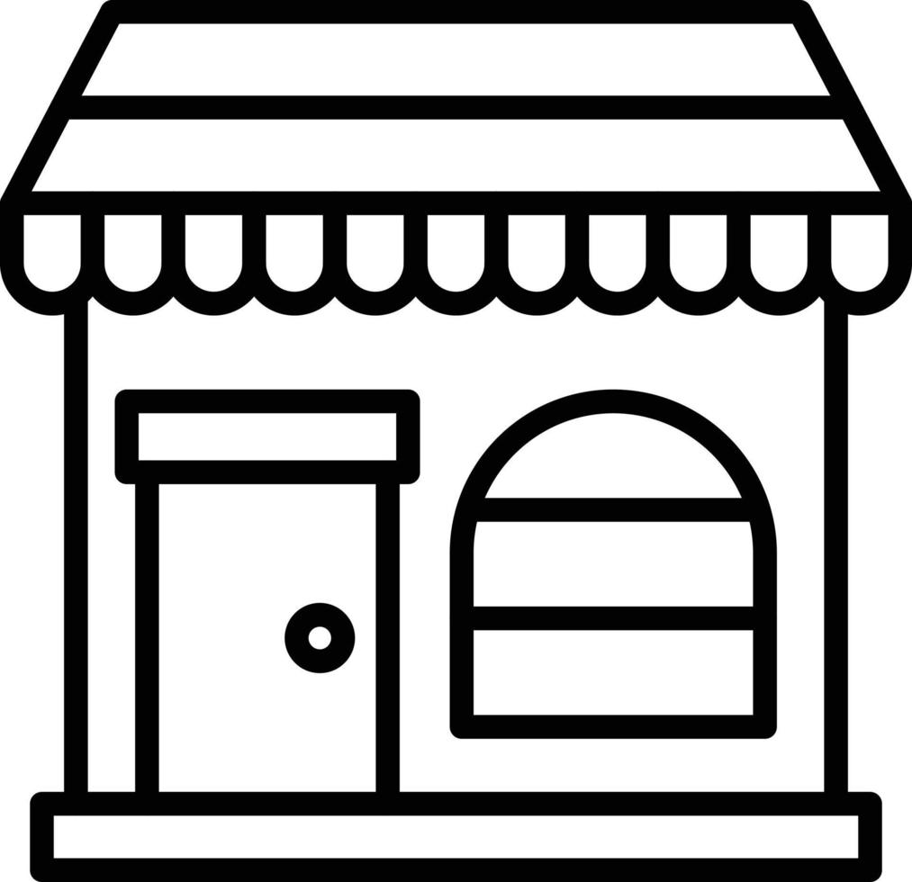 Store Icon Style vector