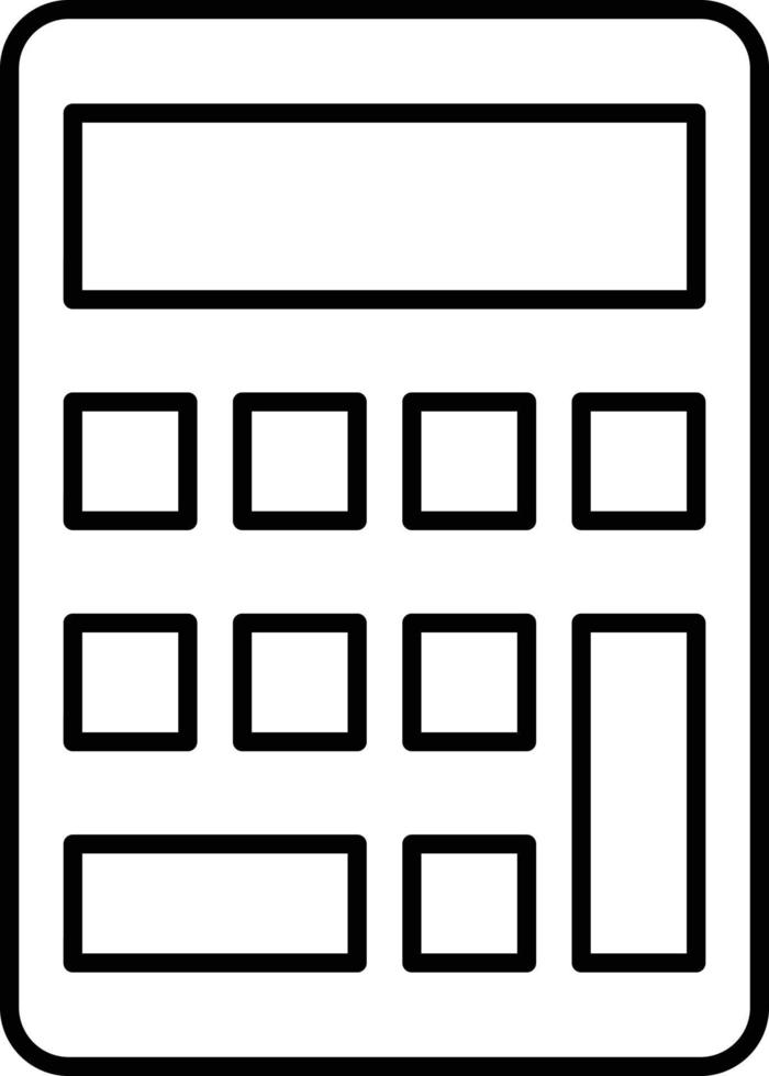 Calculator Icon Style vector