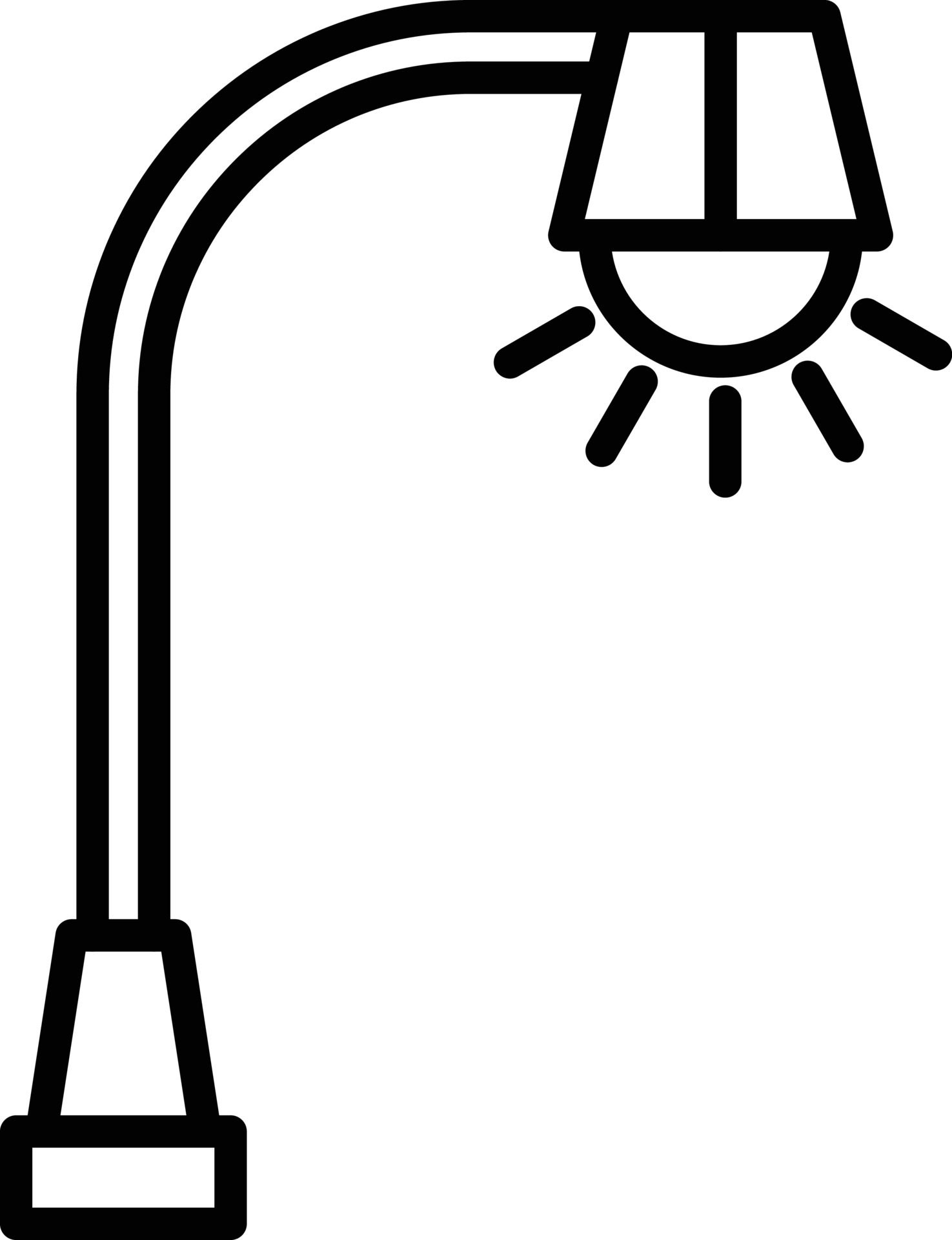 Street Light Icon Style 5101575 Vector Art at Vecteezy
