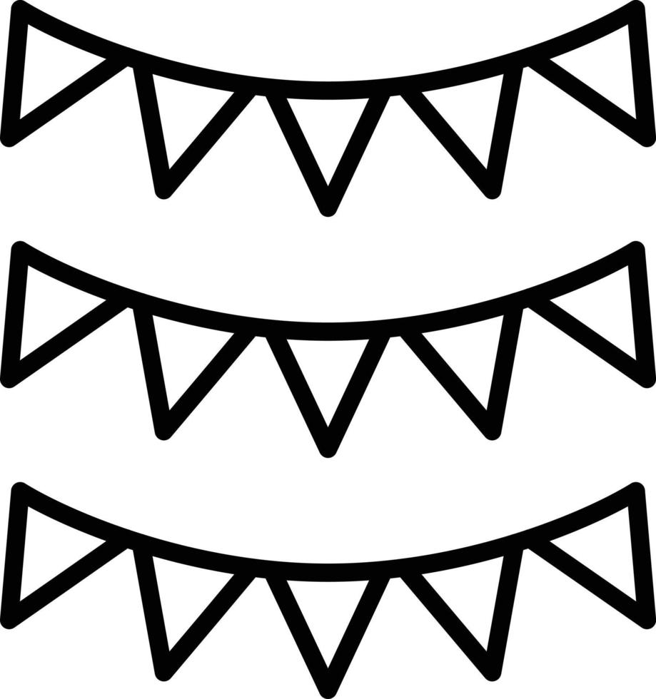 Garland Icon Style vector