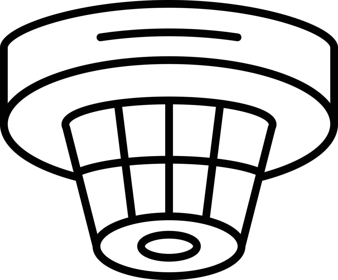 Smoke Detector Icon Style vector