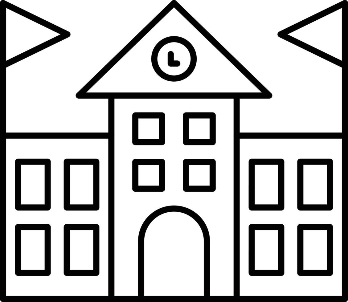 School Icon Style vector