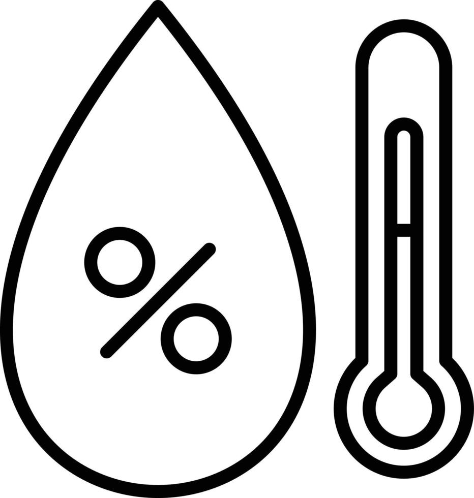 Humidity Icon Style vector