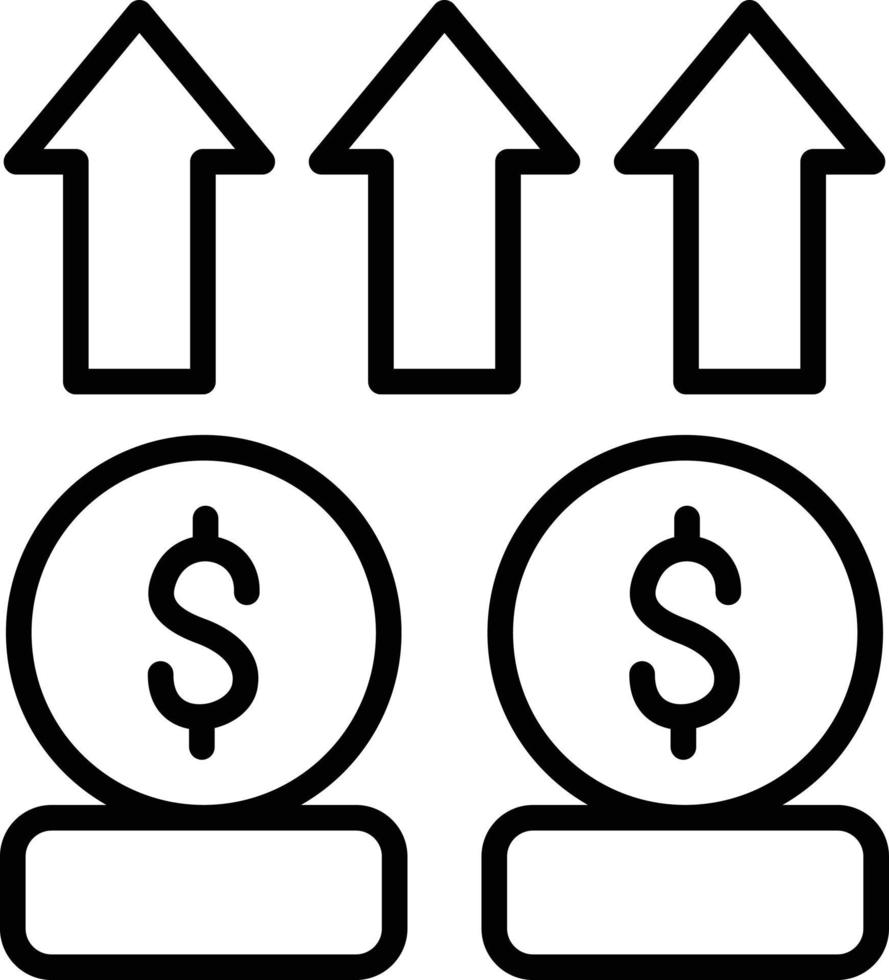 Growth Icon Style vector