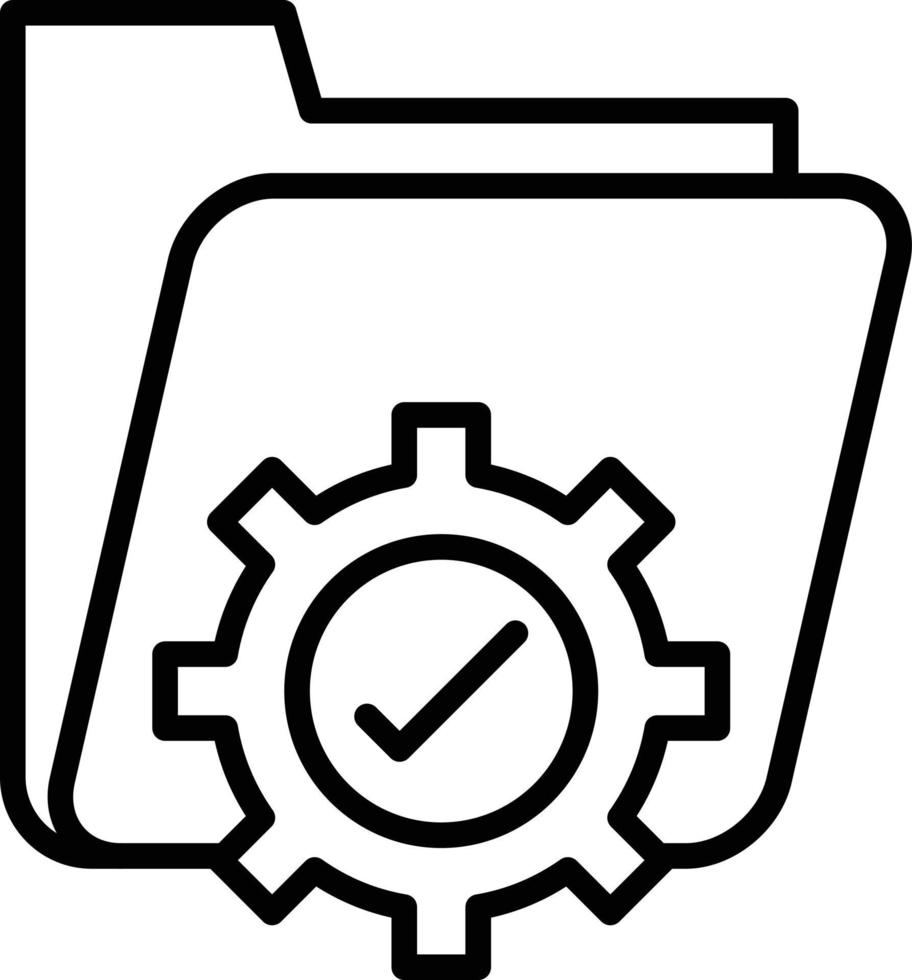 Data Management Icon Style vector