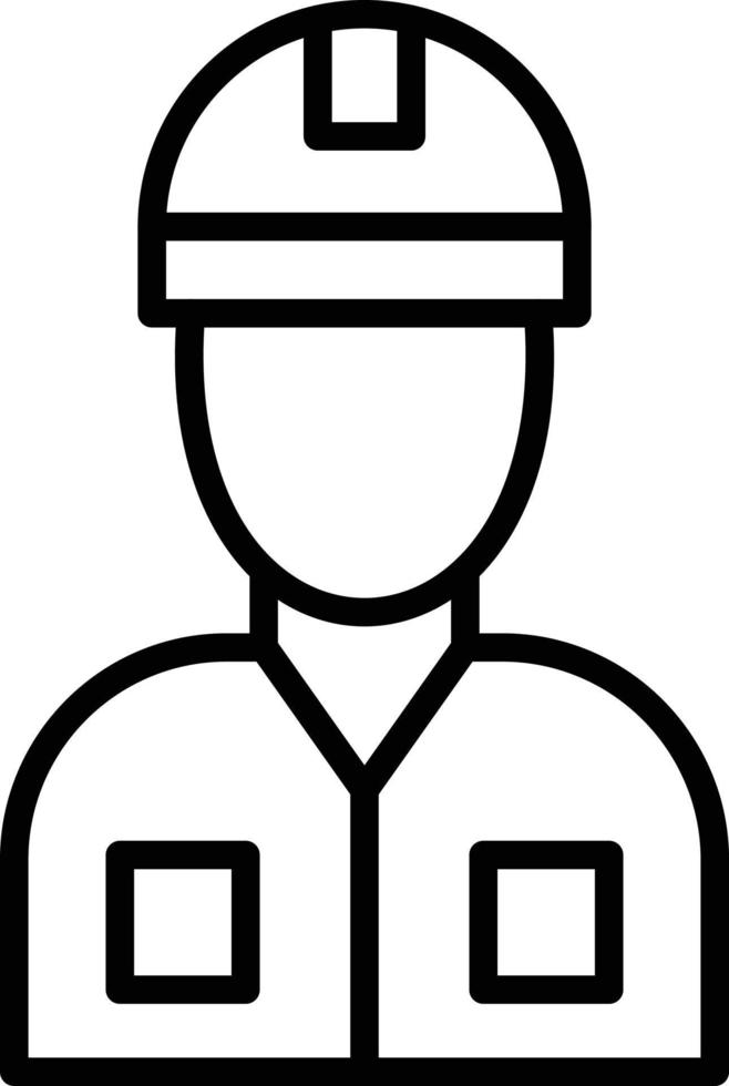 Worker Icon Style vector