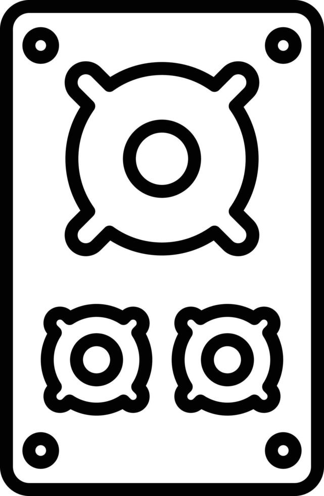 New Year Speaker Icon Style vector
