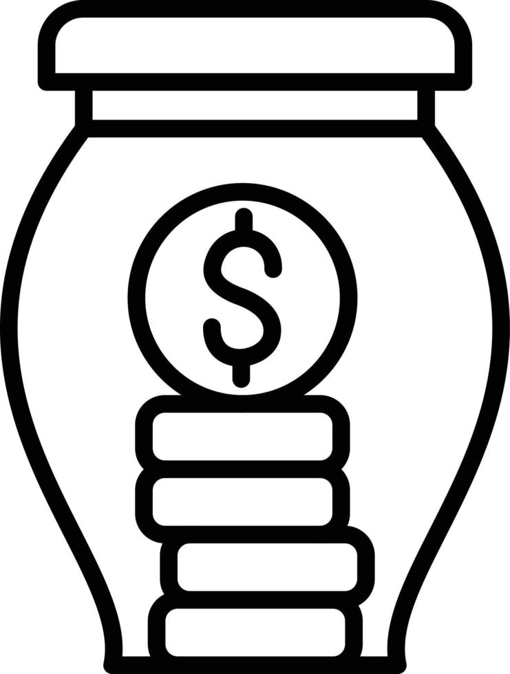 Savings Icon Style vector