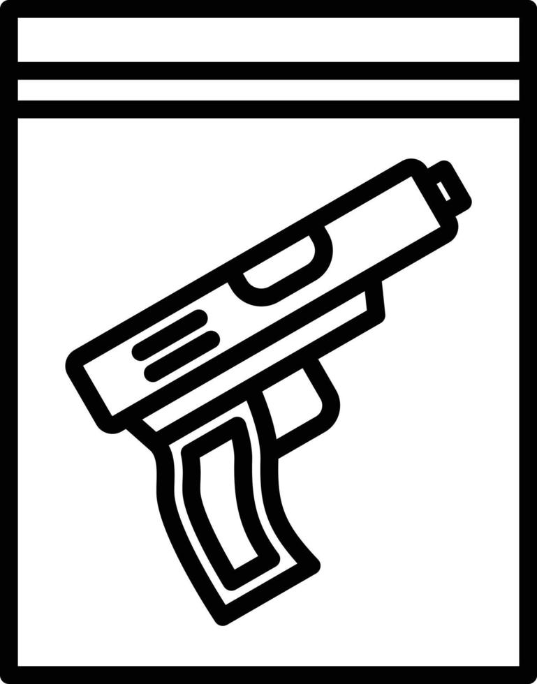 Evidence Icon Style vector