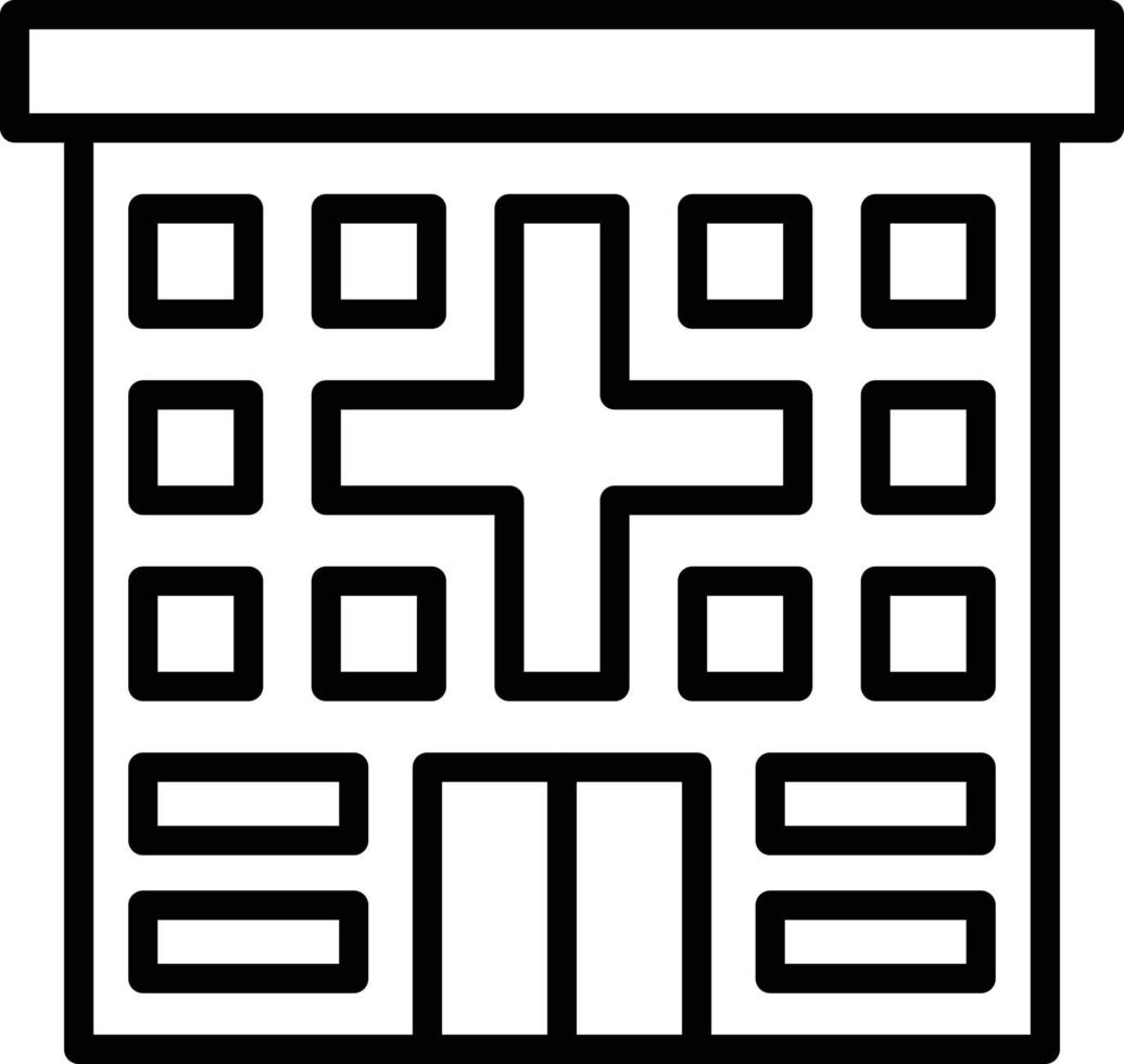 Hospital Icon Style vector