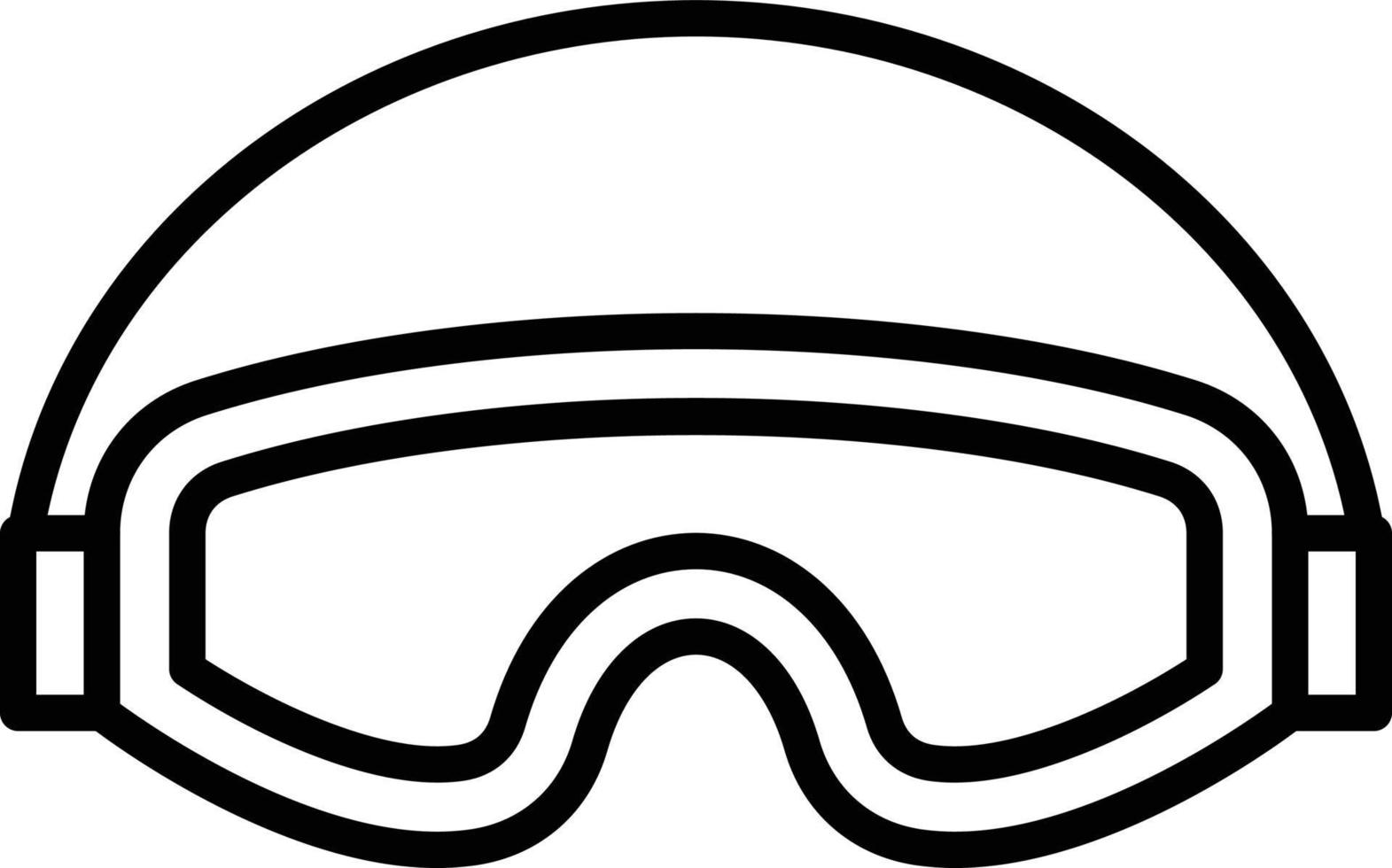 Safety Glasses Icon Style vector